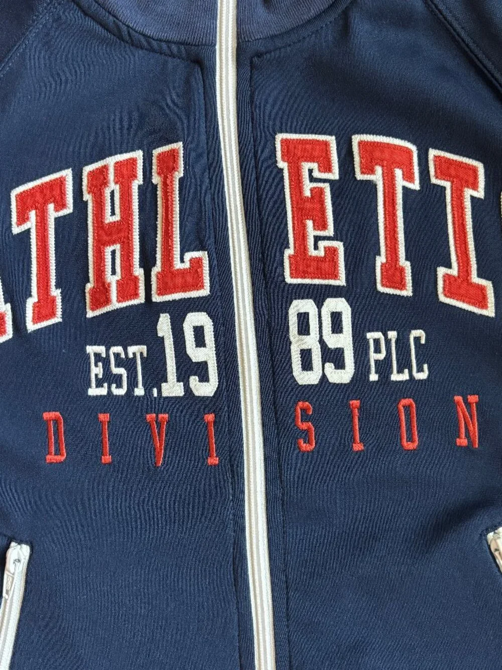 Children's Place Blue Full Zip Athletic Division Collegiate Jacket | Sz M (7/8)